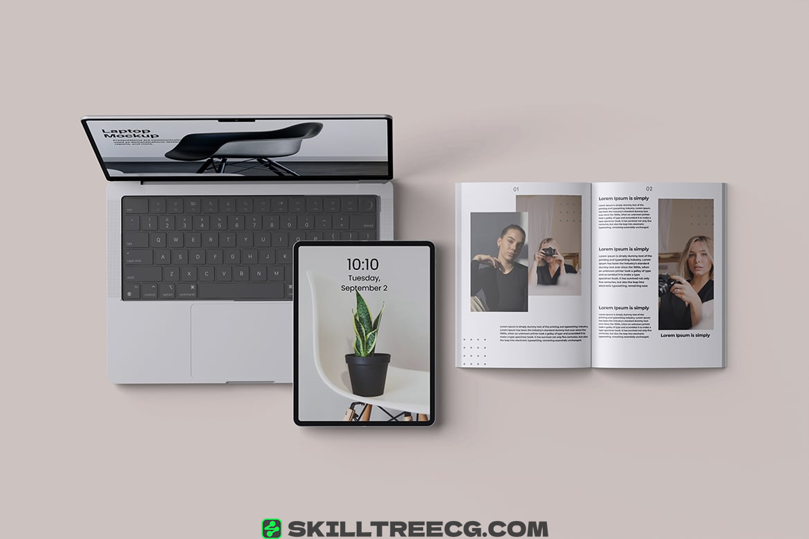 图片[4]-Device And Magazine Mockup（503624）-技能树